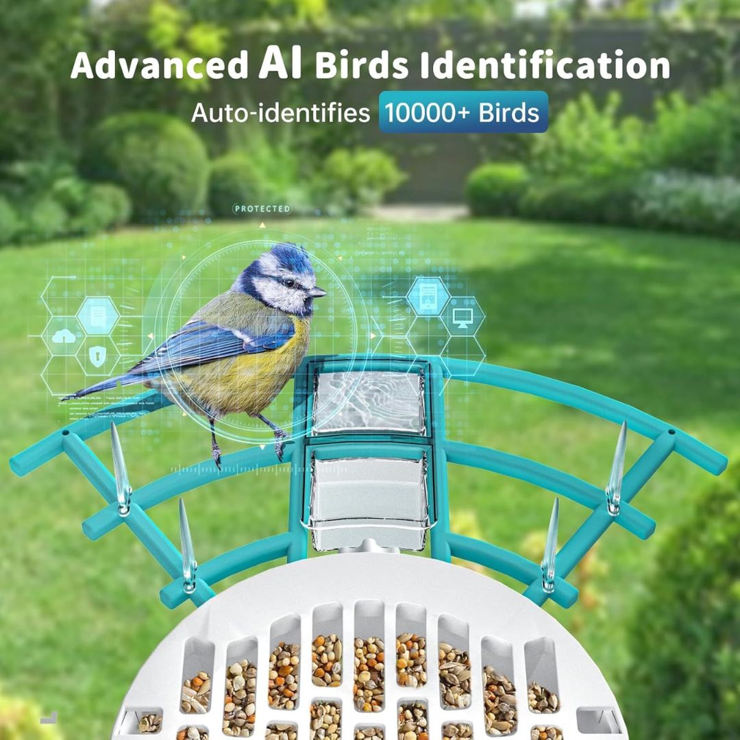 BirdCam Pro™ – AI Smart Solar Feeder