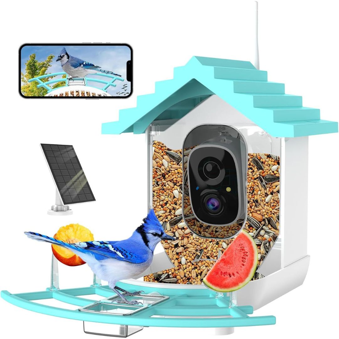 BirdCam Pro™ – AI Smart Solar Feeder