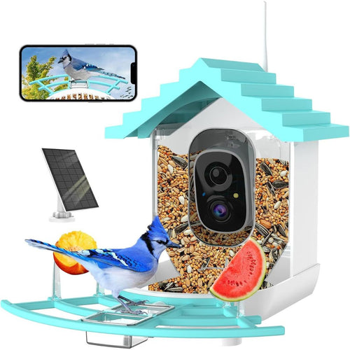BirdCam Pro™ – AI Smart Solar Feeder