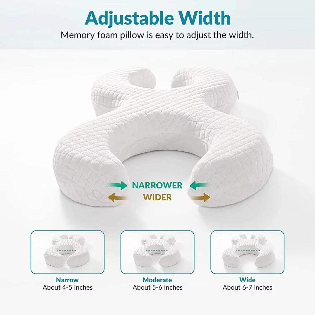 BeautyRest™ – Anti-Wrinkle Side Sleeping Pillow